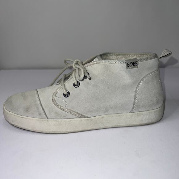 BOBS By Sketchers  Memory Foam Comfort Booties Suede Leather Size 7 - Picture 3 of 9